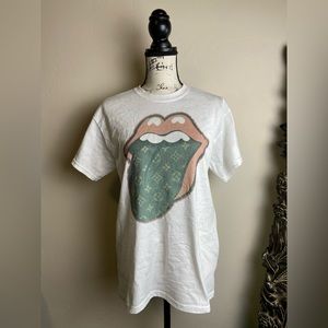 Rolling Stone Lips LV Tshirt size M